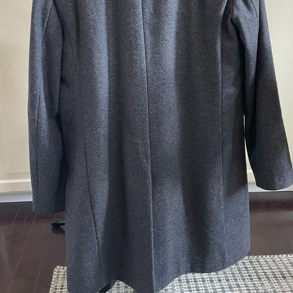 Club Monaco Funnel Collar Overcoat - Wool Blend - Picture 2 of 2